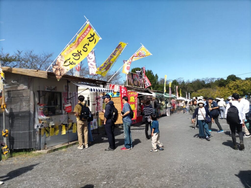 巾着田曼殊沙華まつりの様子